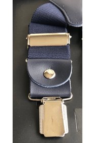 Resim Yage Lacivert 3,5 Cm Düz Pantolon Askısı 