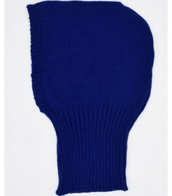 Resim Balaclava Kadın Triko Kar Maskesi Bere Boyunluk Lacivert Lacivert Standart 