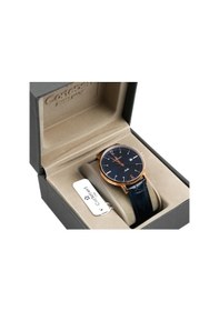Resim Cortebert Kristal Cam Laci Kadran Erkek Kol Saati Rose Gold 