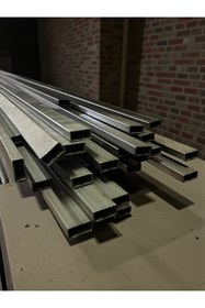 Resim Home 20x10 Metal Profil 1mm Et Kalınlığı 2 Metre Ham Boyasız Dikdörtgen Demir P 
