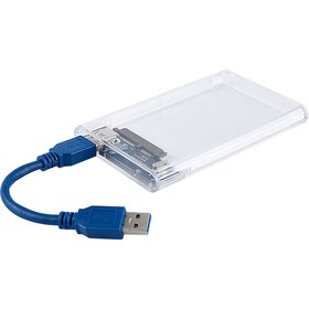 Resim TriLine Şeffaf 2.5" Sata SSD Usb 3.0 Harici Slim Harddisk Kutusu 