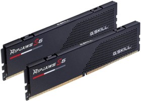 Resim GSKILL Ripjaws S5 F5-6400J3239G32GX2-RS5K Siyah DDR5-6400Mhz CL32 64GB (2X32GB) 1.4V DUAL RAM GSkill