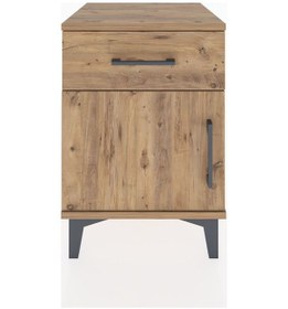 Resim Hyperion Komodin Tek Çekmeceli Tek Kapaklı 44x44x64 Çam-çam Çam 