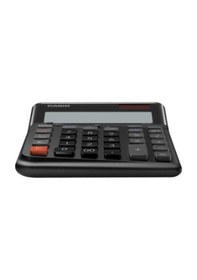 Resim Casio De-12e-bk Siyah 12 Hane Masa Üstü Ergonomik Tuşlu Hesap Makinesi Beyaz - Siyah 