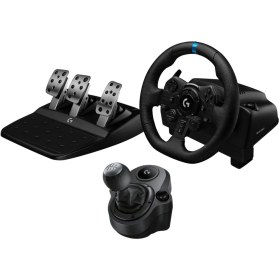 Resim Logitech G923+SHIFTER Bundle Direksiyon Seti Kablolu Bağlantı Teknolojisi ile Yüksek Hassasiyet 