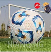 Resim Motion003 Mavi Boyut 5 Profesyonel Lig Futbol Topu Premium Kalın Yapay Deri Dikişsiz Isı Kaynağı Yüksek Esneklik Aşınmaya Dayanıklı Yetişkin Antrenman Ve Maçlar İçin Mavi 