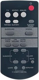 Resim Beyution FSR64 ZG80730 Yamaha Sound Bar YAS-152, ATS-1520, YAS152, ATS1520, ATS-1520BL, YAS-152BL, YAS152BL, ATS1520BL Soundbar Hoparlörü için Uzaktan Kumandayı Değiştirin 