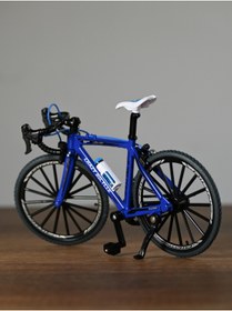 Resim bebeym Metal 1:10 Oyuncak Bisiklet - Die Cast Bisiklet - Model Bisiklet - Mavi 