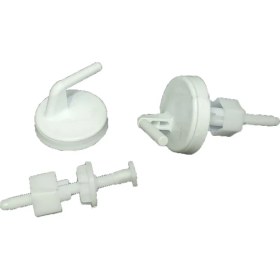 Resim Yıldırım Klozet Kapak Montaj Vidası 1 Çift Yeni Tasarım Klozet Kapak Vidası Plastik 