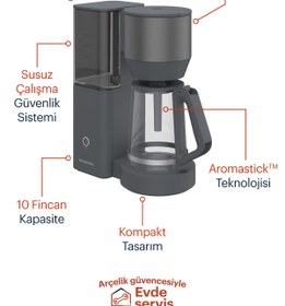 Resim Grundig KM 7340 Voltran 1150W Filtre Kahve Makinesi 