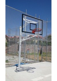 Resim Adelinspor Yükseklik Ayarlı Cam Basketbol Potası 105 x 180 x 15 MM 
