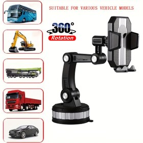 Resim Çok yönlü 360 Derece Dönebilen Stand, Mobil GPS Standı, Merkez Konsol, Evrensel Araç Mobil Telefon Standı. Doğum Günü Hediyeleri, Noel, Paskalya, Başkanlar Günü ve Daha Fazlası İçin Mükemmel 