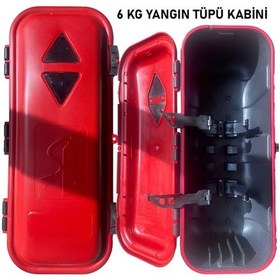 Resim 6 Kg Yangın Tüpü Plastik Tüp Dolabı 