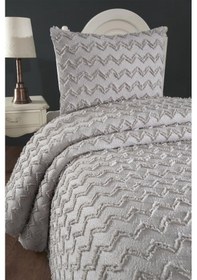 Resim Çeyiz Diyarı Lumpa 2 Parça Tek Kişilik Pike Takımı Gri Gri 
