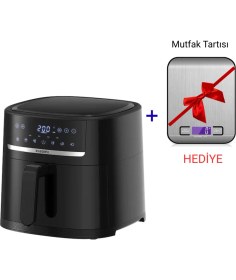 Resim Xiaomi MAF08 Air Fryer 6 Lt Yağsız Fritöz+ Hassas Mutfak Tartısı Hediye 