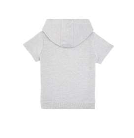 Resim U.S. Polo Assn. Erkek Çocuk Gri Melanj Kapüşonlu Sweatshirt 50325170-VR086 