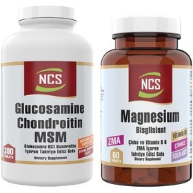 Resim Ncs Glukozamin Kondroitin Msm 300 Tablet Magnezyum Çinko 60 Tablt 