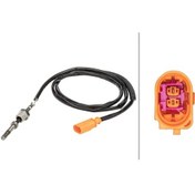 Resim HELLA 6PT358181-21 Egzoz Sıcaklık Sensörü 2,0TDI Cdba Cdca Amarok 10-16 Turuncu 