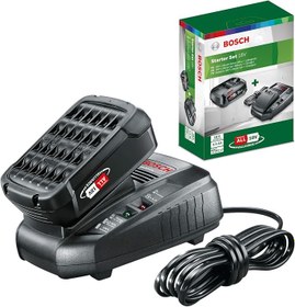 Resim Bosch Home and Garden 18 Volt Akü ve AL 1830 CV Şarj Cihazı Başlangıç Seti, 2.5 Ah Akü, 300l/saat Debi, 0.365 kg 