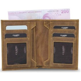 Resim Guard Antik Taba Hakiki Deri Çıkarılabilir Gizli Kartlıklı Erkek Cüzdan // Grd260225wt1578 Diğer 