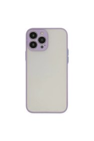 Resim artlab Art İphone 13 Pro Max Kılıf Montreal Silikon Kapak - Mor Lab 