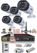Resim IDS DS-2032HD-WL-SET5-500 5 Kameralı 1080P Full HD 5 MP Sony Lensli Kamera Seti - 2032 