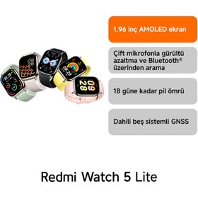 Resim Xiaomi Redmi Watch 5 Lite Akıllı Saat | TR Garanti 