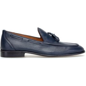 Resim Marcomen 152-7382 Erkek Hakiki Deri Klasik Ayakkabı Lacivert Lacivert 