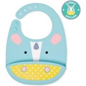 Resim Skip Hop Zoo Silikon Önlük - Unicorn Açık Mavi 