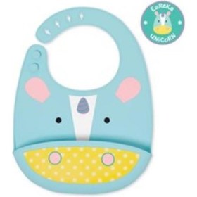Resim Skip Hop Zoo Silikon Önlük - Unicorn Açık Mavi 