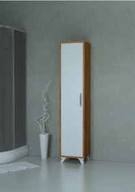 Resim MOBİLİQUE Çok Amaçlı Ahşap Banyo Dolabı 