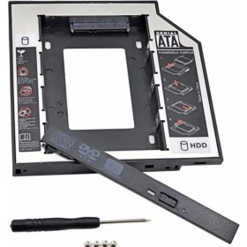 Resim Alfais 4717 12.7mm Sata HDD Harddisk Caddy Kızak Kutu Laptop SSD Notebook Ikinci HDD Takma 