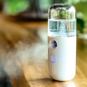 Resim Şarjlı Mini Yüz Nemlendirici Dezenfektan Cihazı Mist Sprayer 