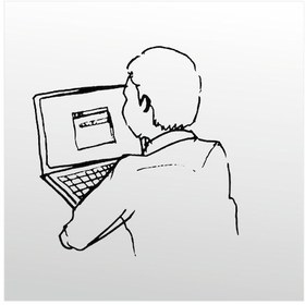 Resim Folyo Sticker Oyun Oynayan Çoçuk 80cm Uzunluk Siyah 