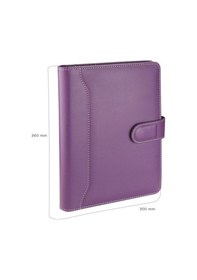 Resim Organizer Ajanda Tarihsiz Çizgili 20x26 CM - Lila 