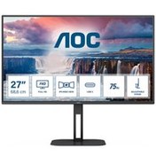 Resim AOC 27" 27V5C/BK IPS Type-C Pivot Monitör 1ms Siyah AOC