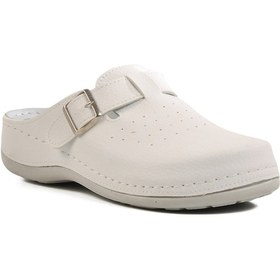 Resim Aspor Beyaz Anatomik Kadın Sabo Terlik Çok Renkli 