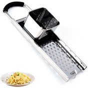 Resim Paslanmaz Çelik Spaetzle Maker Noodle Güvenlik İhtiyacı Konforlu Kauçuk Kavrama Tutucu, Gümüş, -s -001 
