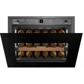 Resim Liebherr WKEgb 582 GrandCru Ankastre Şarap Dolabı Black 