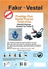 Resim FAKİR PRESTİGE DUO ELEKTRİKLİ SÜPÜRGE TORBASI BEZ 5 ADET 