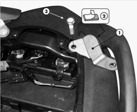 Resim GIVI PLX447KIT KAWASAKI VERSYS 650 (06-09) YAN ÇANTA TASIYICI BAGLANTI KITI 