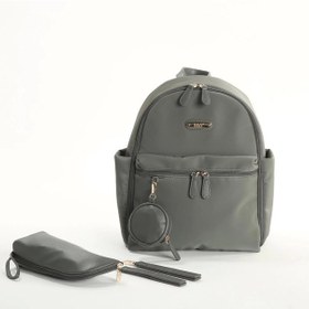 Resim M&y Diamond Anne Bebek Bakım Sırt Çantası 7345 Gri Gri 