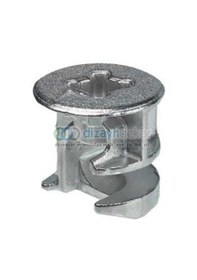 Resim Minifix Kafa Gövde Nikel 15 18 Mm.-24 Adet 