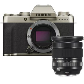 Resim Fujifilm X-T200 Altın + XF16-80mm Kit 