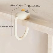 Resim Fochsia Beyaz Sevimli Kedi Çanta Askısı Ayarlanabilir Seyahat Askılığı Masa Düzenleyici Diğer 