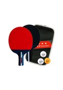 Resim Xiyyadms Regail Ce Onaylı Tenis Topu Raketi Seti - 2 Raket 3 Top, Dikey/s Yatay El, Spor Ve Fitness İçin, 25.5x15cm Optimal Boyut, Çok Renk Seçeneği Çok Renkli 