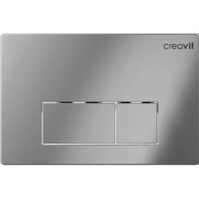 Resim Creavit Arc Parlak Krom Kaplama Kumanda Paneli GP8004.00 Gri 