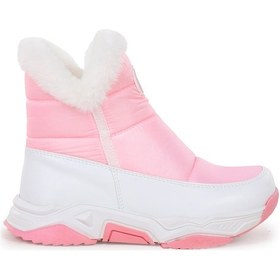 Resim Kiko Kids Pamela Fermuarlı Kız Çocuk Kar Botu Pembe Pembe 