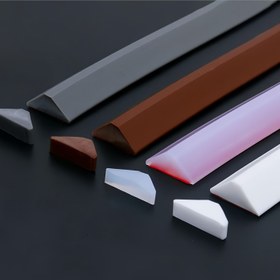 Resim 1 Adet Banyo Zemin Conta Şeridi, Katlanabilir Duş Eşiği Su Geçirmez Bariyeri, Islak-Kuru Ayırma Kendinden Yapışkanlı Sızdırmazlık Sistemi 