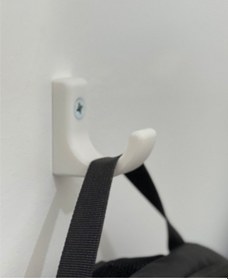 Resim Tekli Askılık 2 Adet Beyaz Beyaz 